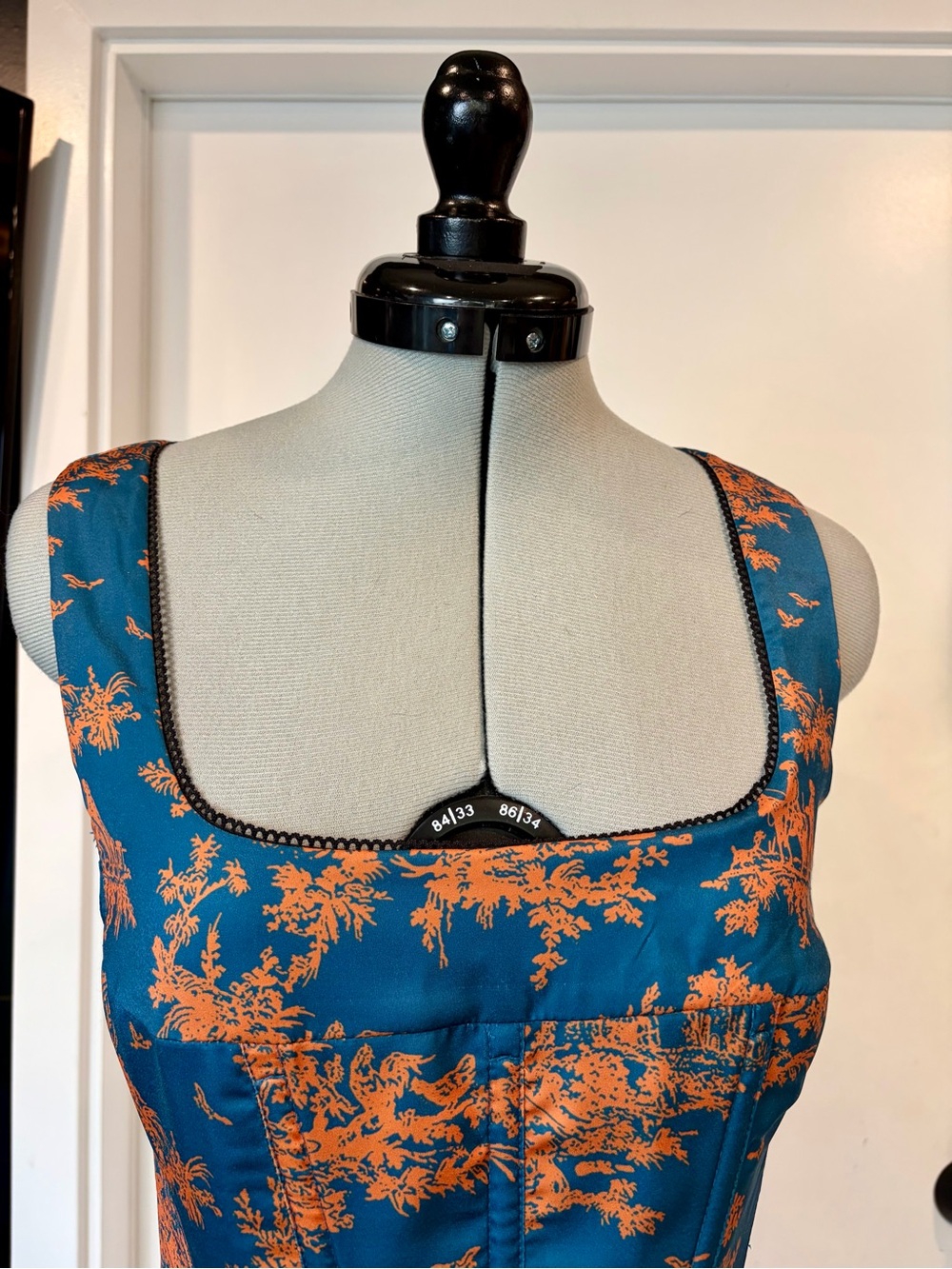 Miaou NWT Satin Campbell Corset, Marmalade Toile, XS - Picture 4 of 13